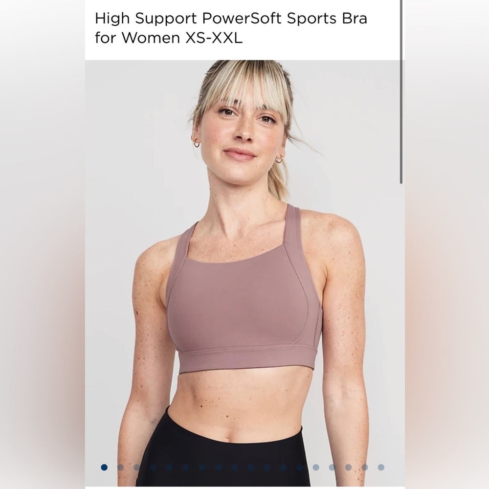 Old Navy High Support PowerSoft Sports Bra-Large